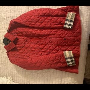 Burberry women’s quilted jacket.
